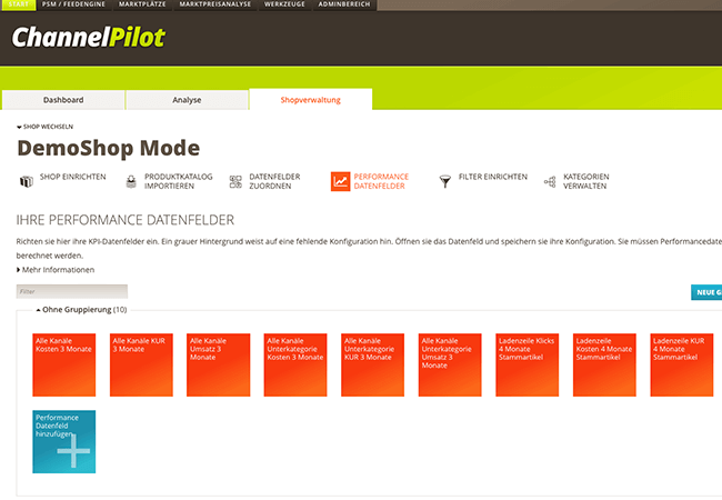 Mehr über den Artikel erfahren Channel Pilot Pro Release: Die neuen Performance-Datenfelder