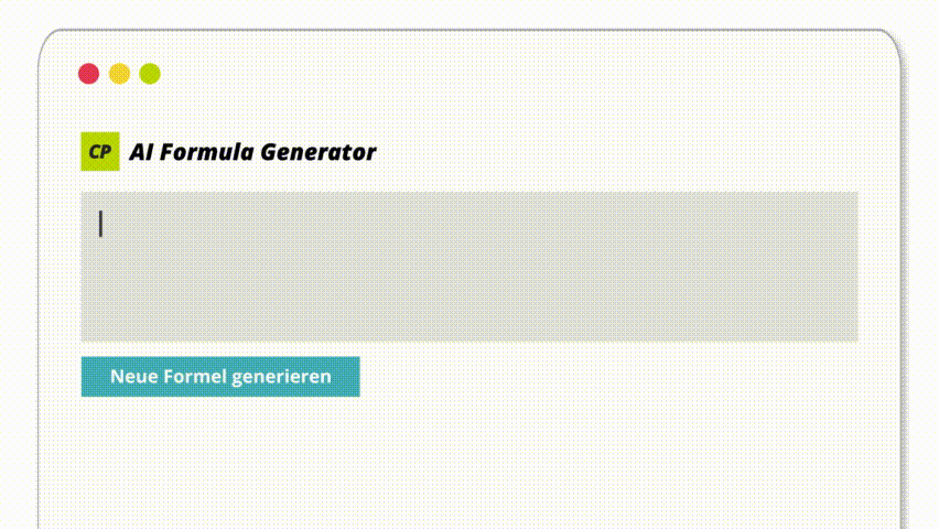 In einem Eingabefeld wird ein Prompt generiert, der den Produktpreis automatisch anpasst.