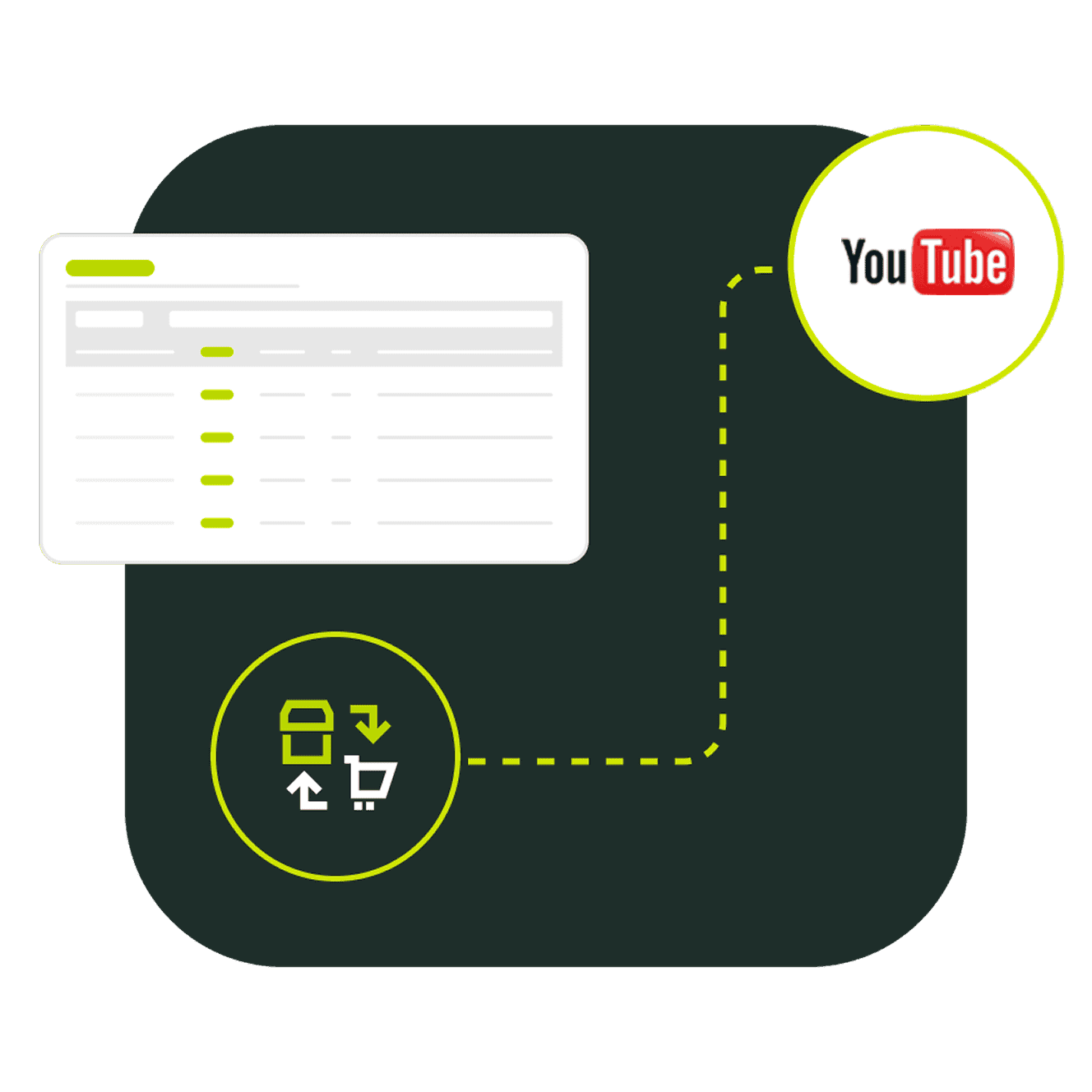E-commerce platform with YouTube Shopping integration and product data management.