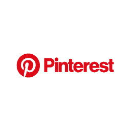 Innovatives Pinterest-Logo auf weißem Hintergrund, symbolisiert kreative Inspiration und soziale Med.